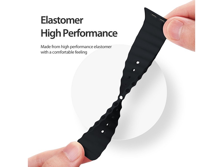 Řemínek pro Apple Watch 38mm / 40mm / 41mm / 42mm - DuxDucis, OceanWave Midnight