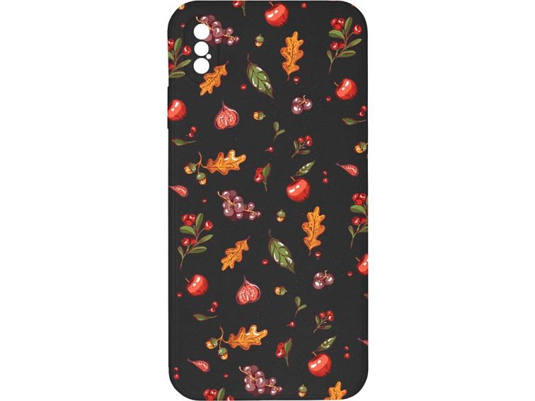 Kryt Podzimní nadílka černý pro iPhone XS Max