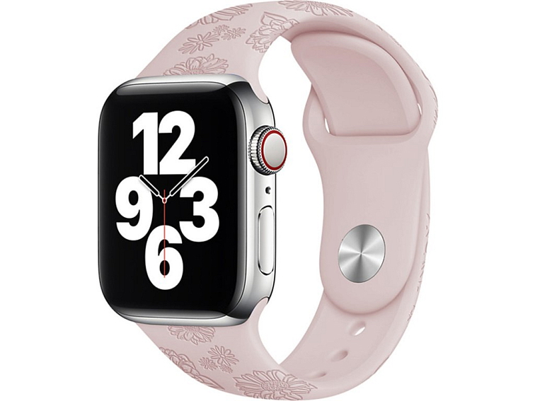 Letní řemínek pro Apple Watch - Růžová slunečnice