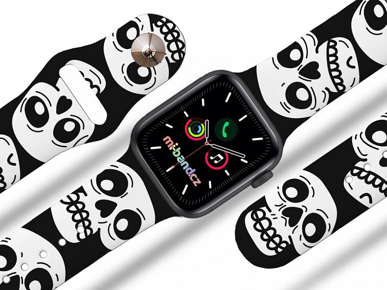 Apple watch řemínek Lebky