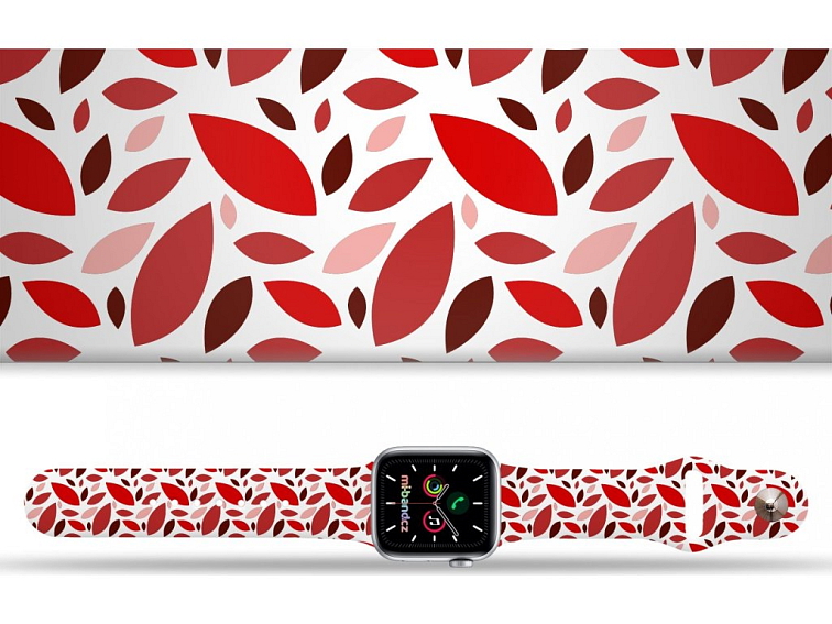 Apple watch řemínek Červené listy