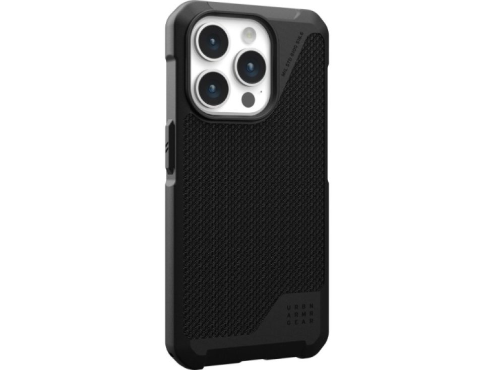 Ochranný kryt na iPhone 15 Pro - UAG, Metropolis LT MagSafe Kevlar Black