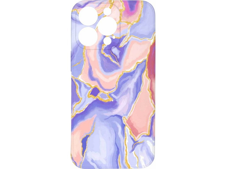 Kryt Fialovo růžový mramor pro iPhone 13 Pro