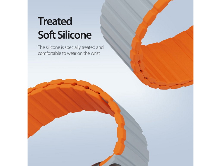 Řemínek na Apple Watch 38mm / 40mm / 41mm / 42mm - DuxDucis, LD GreyOrange