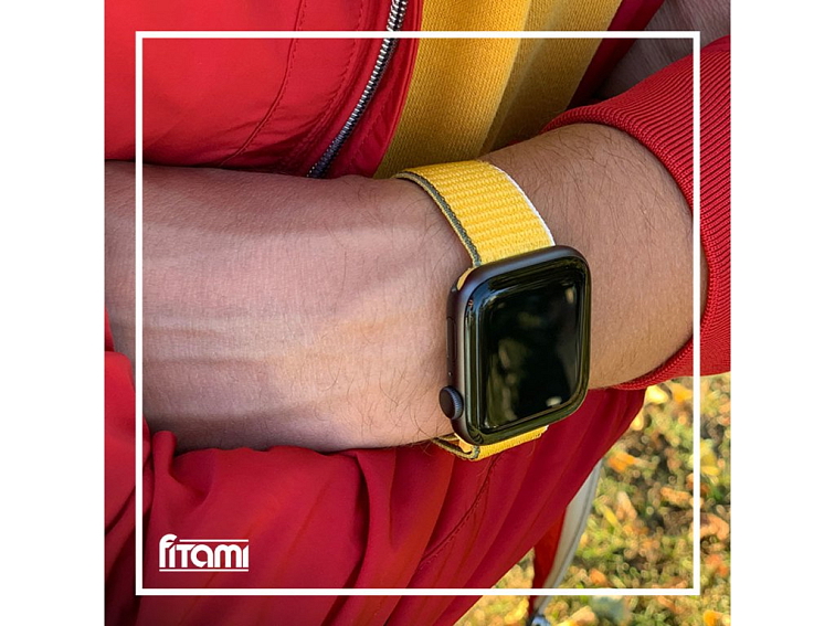 Nylonový řemínek na Apple Watch - Slunečnice