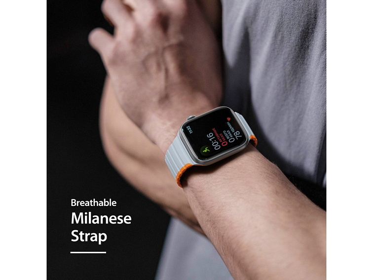 Řemínek na Apple Watch 38mm / 40mm / 41mm / 42mm - DuxDucis, LD GreyOrange