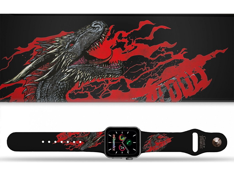 Apple watch řemínek GOT 2 - Oheň a krev