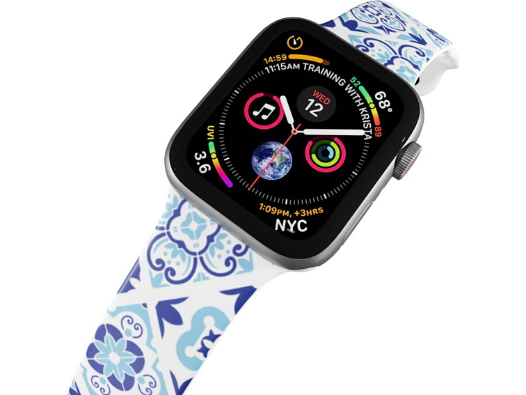 Apple watch řemínek Modrý porcelán