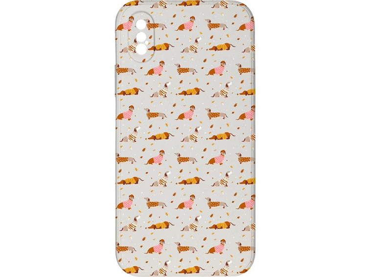 Kryt Jezevčíci ve svetru pro iPhone X/XS