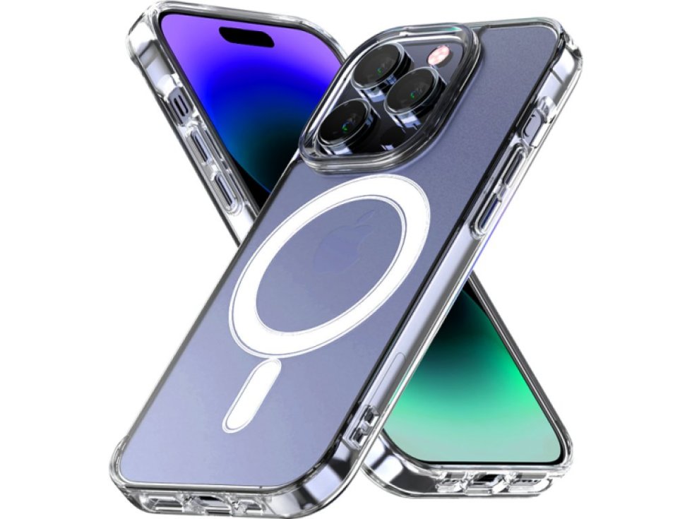 Ochranný kryt na iPhone 11 Pro - Mercury, JelHard MagSafe Transparent