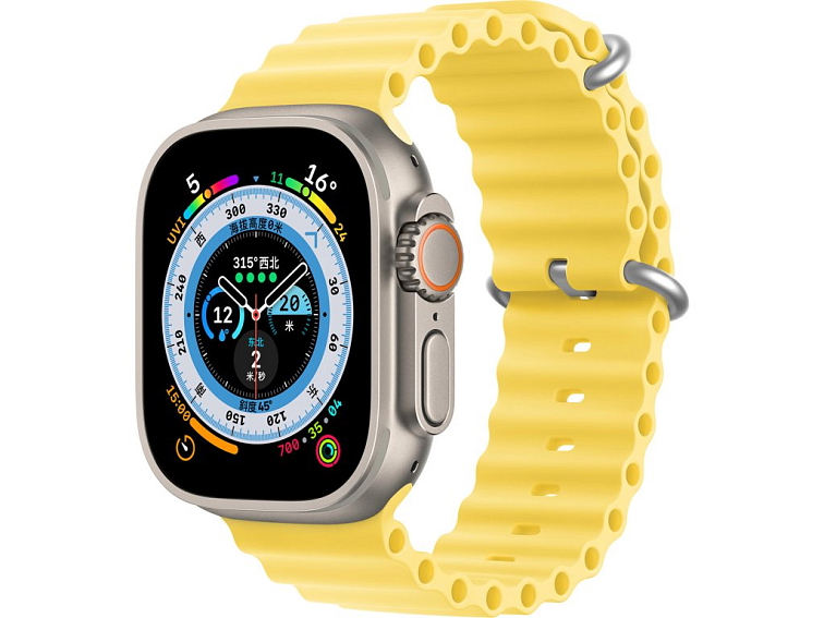 Řemínek pro Apple Watch 38mm / 40mm / 41mm / 42mm - DuxDucis, OceanWave Yellow