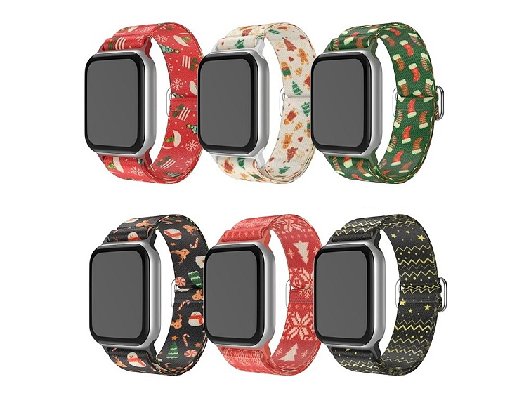 Vánoční řemínek se sponou pro Apple Watch 42/44/45/49mm