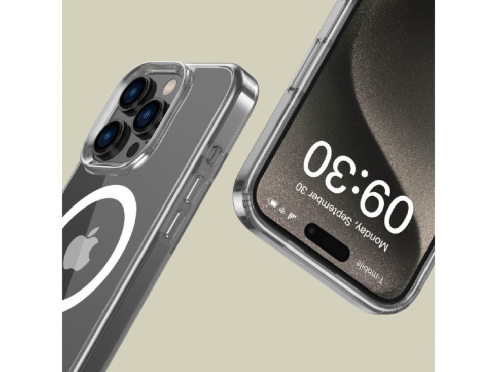 Ochranný kryt na iPhone 16 Pro - Tech-Protect, Flexair Hybrid MagSafe Clear