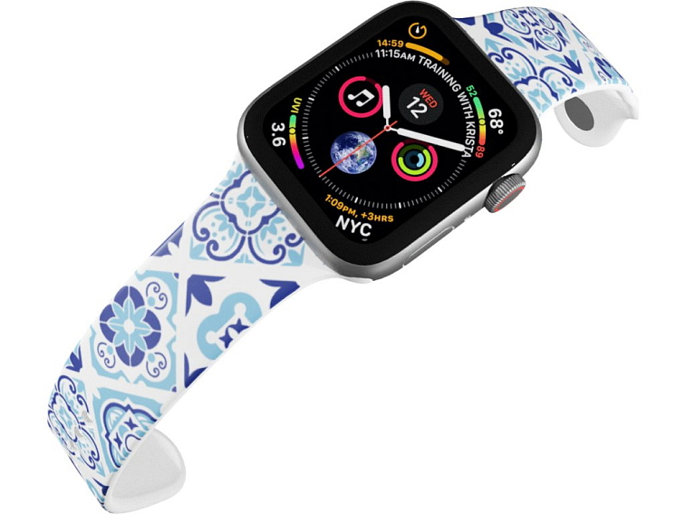 Apple watch řemínek Modrý porcelán