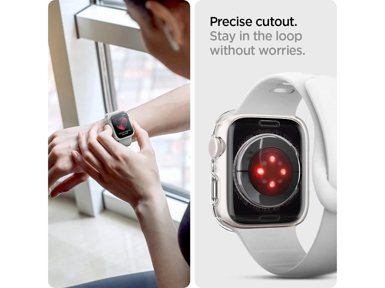 Liquid pro Apple Watch 44mm / 45mm ACS04196 transparentní