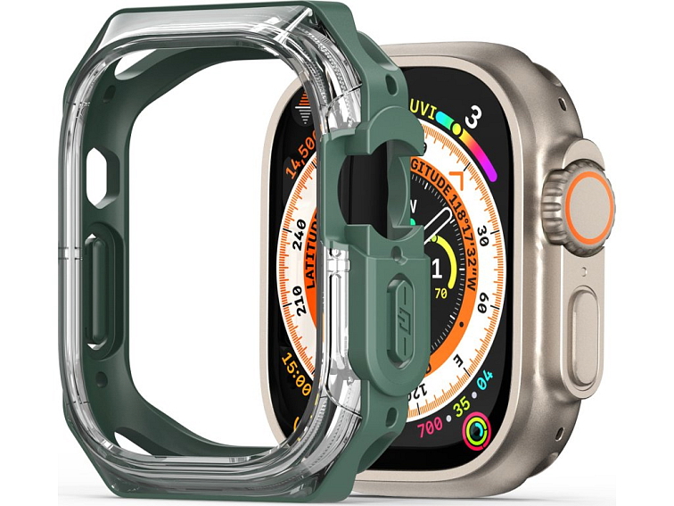 Ochranný kryt na Apple Watch 49mm - DuxDucis, Tamo Green