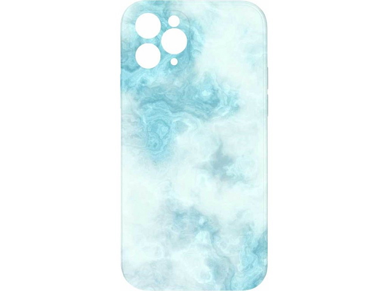 Kryt Světle modrý mramor pro iPhone 11 Pro Max