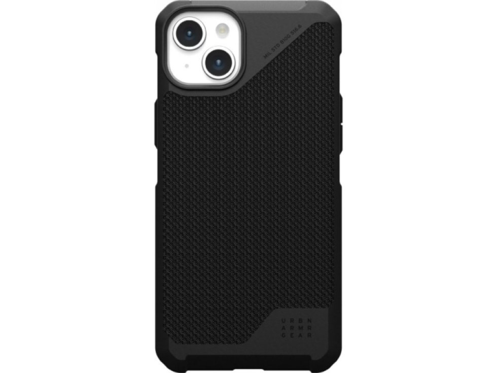 Ochranný kryt na iPhone 15 PLUS - UAG, Metropolis LT MagSafe Kevlar Black