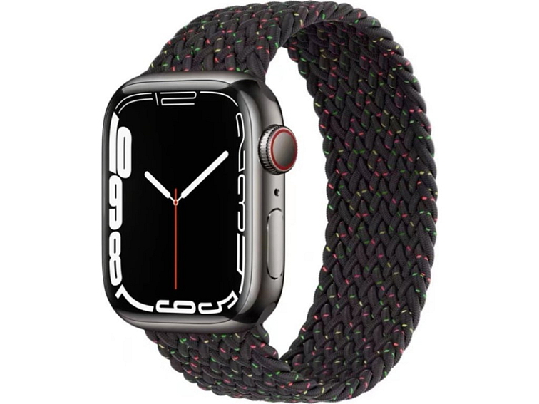 Pletený navlékací řemínek pro Apple Watch - Black Star