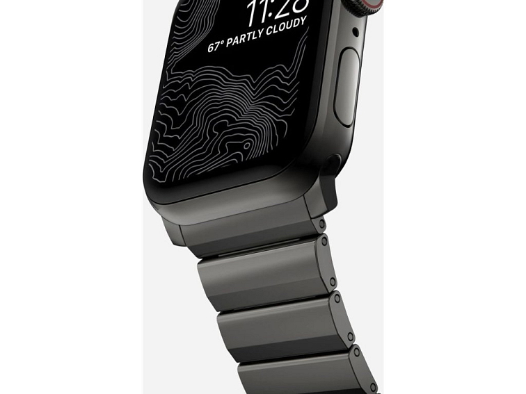 Řemínek na Apple Watch 44mm / 45mm / 46mm / 49mm - Tech-Protect, Steelband Black