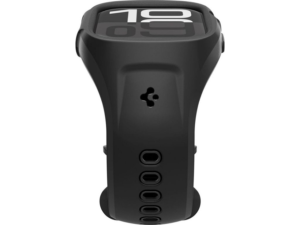 Řemínek s krytem pro Apple Watch 46mm - Spigen, Liquid Air Black