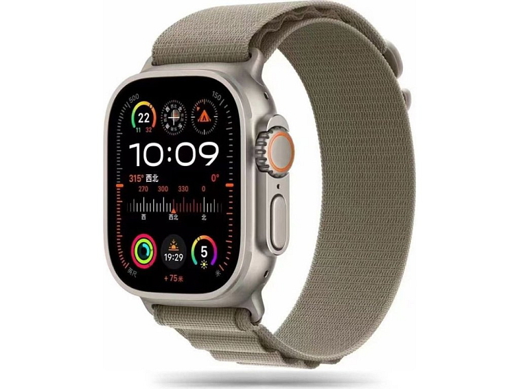 Řemínek pro Apple Watch 44mm / 45mm / 46mm / 49mm - Tech-Protect, Nylon Pro Titanium
