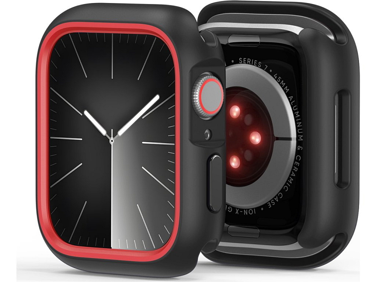 Ochranný kryt na Apple Watch 42mm - DuxDucis, Bamo Black/Red