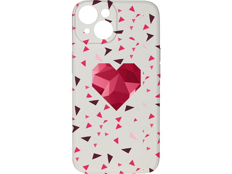 Kryt Srdce s trojůhelníky pro iPhone 15