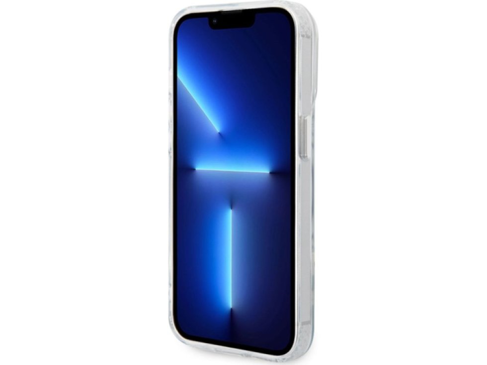 Ochranný kryt pro iPhone 14 Pro - Karl Lagerfeld, IML Karl and Choupette NFT MagSafe Transparent KLHMP14LHNKCIT