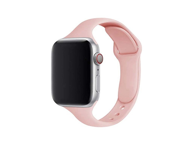 Dámský jednobarevný řemínek pro Apple Watch - Růžový