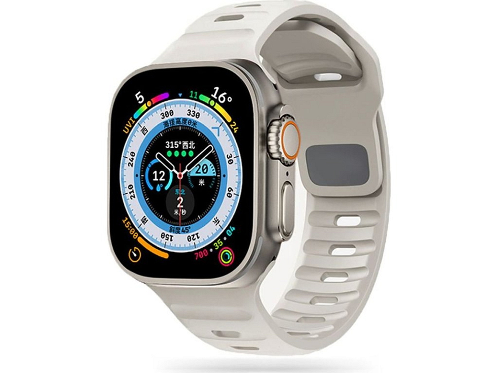 Řemínek pro Apple Watch 44mm / 45mm / 46mm / 49mm - Tech-Protect, Iconband Line Starlight