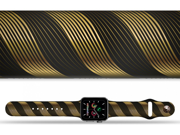 Apple watch řemínek Zlatá mříž