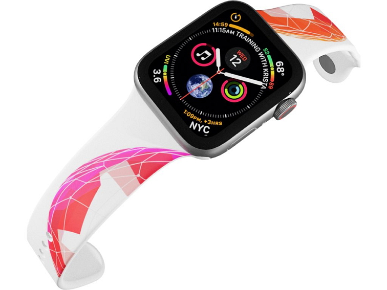 Apple watch řemínek Růžová planetka
