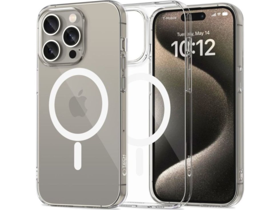 Ochranný kryt na iPhone 15 Pro - Tech-Protect, FlexAir MagSafe Clear