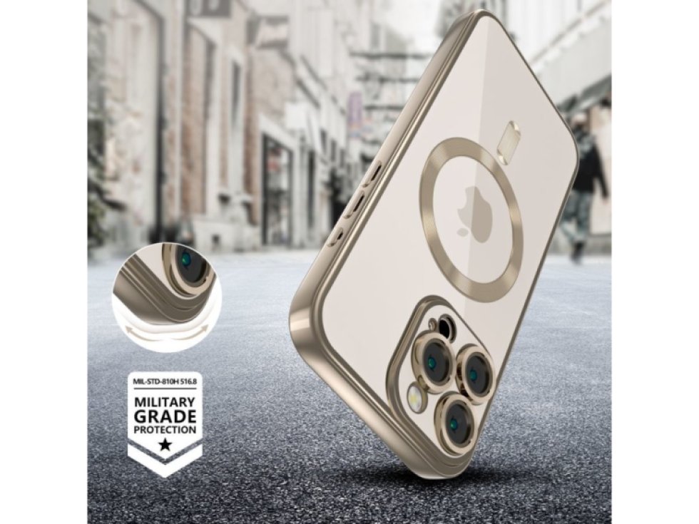 Ochranný kryt na iPhone 16 Pro - Tech-Protect, Magflex MagSafe Shiny Desert