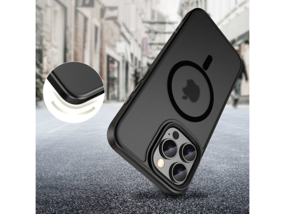 Ochranný kryt na iPhone 16 Pro MAX - Tech-Protect, Magmat MagSafe Matte Black