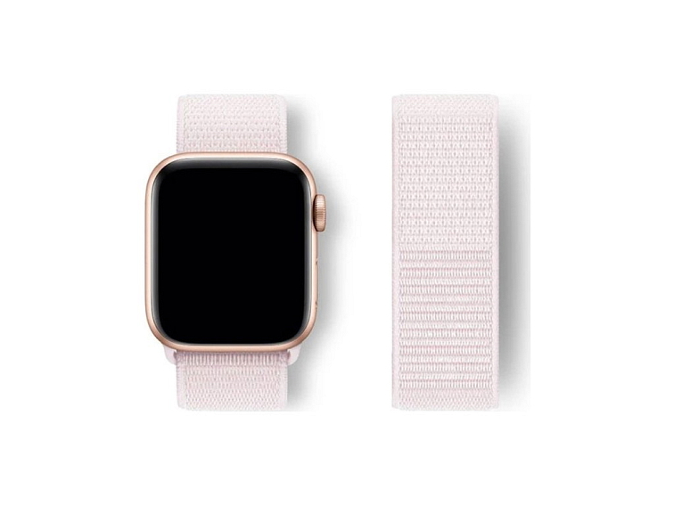 Nylonový řemínek na Apple Watch - Pearl Pink