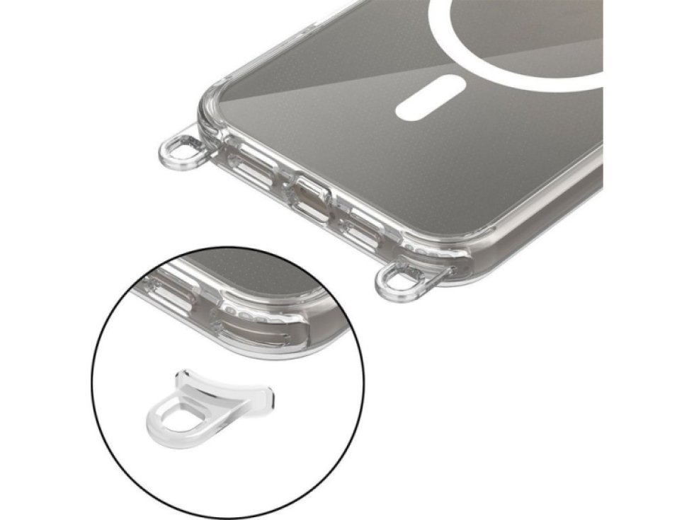 Kryt se šňůrkou na iPhone 16 Pro - Tech-Protect, FlexAir Chain MagSafe