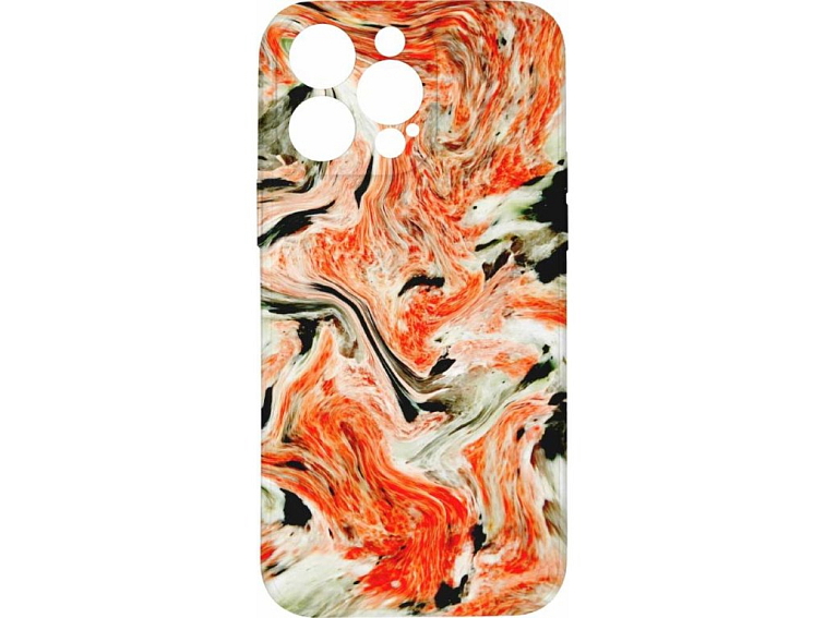 Kryt Oranžový mramor pro iPhone 15 Pro Max