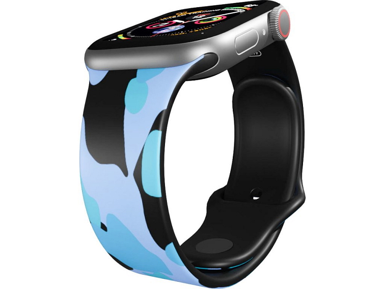 Apple watch řemínek Maskáč modrý