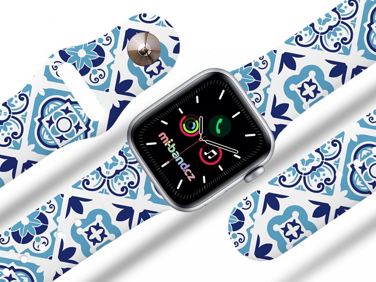 Apple watch řemínek Modrý porcelán