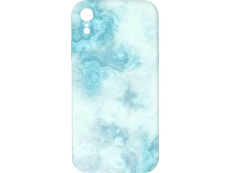 Kryt Světle modrý mramor pro iPhone XR