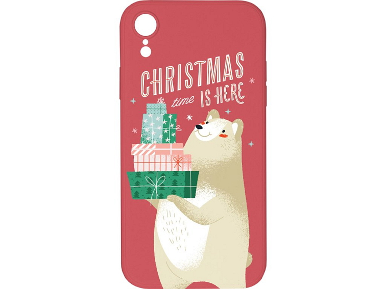 Kryt Vánoce jsou tady červený pro iPhone XR