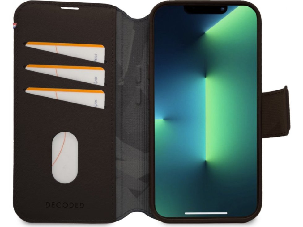 Ochranné pouzdro na iPhone 14 Pro - Decoded, 2in1 Detachable Wallet Brown