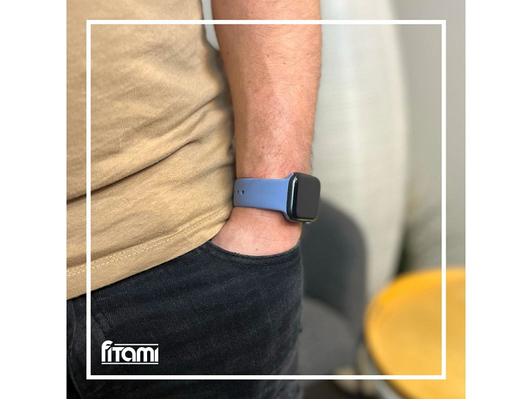 Jednobarevný řemínek pro Apple Watch - Levandulově-šedý