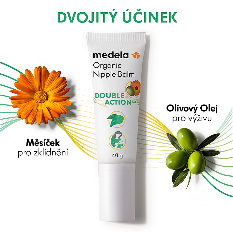 Medela Organický balzám na bradavky, 40g