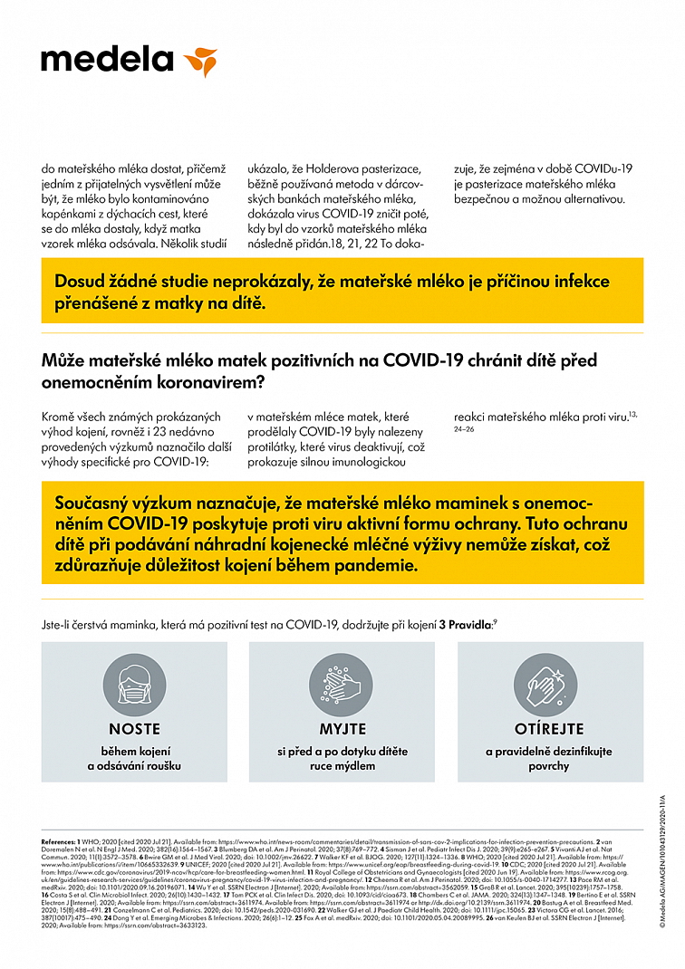 Mateřské mléko, kojení a COVID-19. Co na to věda?