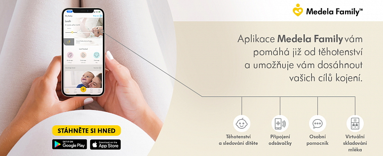 Novinka - Aplikace Medela Family