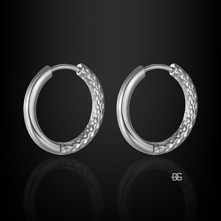 Náušnice ocelové kroužky Donatella | DG Šperky