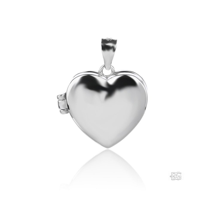 Otevírací Srdíčko ze stříbra | Noste své vzpomínky blízko u srdce | DG Šperky | Stříbro 925/1000